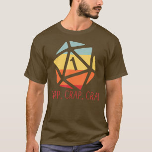T-shirt Drôle Crap Crap Crap Crap Critique Fail Fumble Jeu