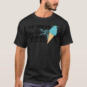 T-shirt Drôle Crème de glace Hommes Femmes Cool Crème de g