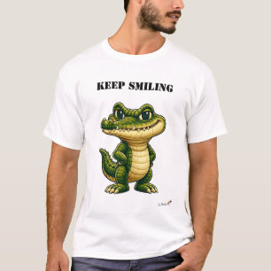 T-shirt drôle Crocodile Sourire
