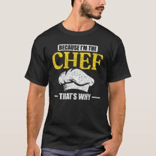 T-shirt Drôle Cuisinier Cuisinier Chef Casquette Cuisine a