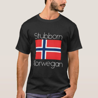 T-shirt Drôle Culture Norvégienne Dire Avec Drapeau
