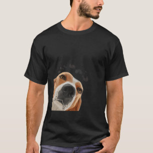 T-shirt Drôle curieux chien Treeing Walker Coonhound