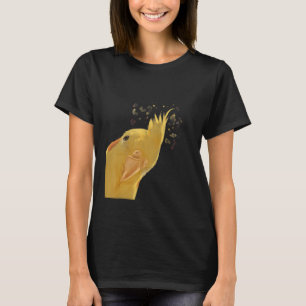 T-shirt Drôle Curieux Cockatiel D'Oiseau De Perroquet