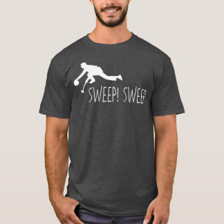 T-shirt Drôle Curling Sweep Cool Curler Cadeau