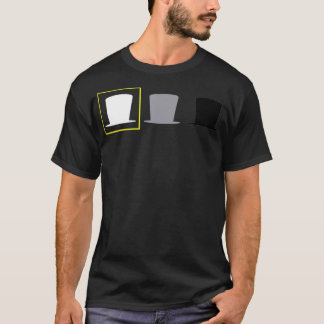 T-shirt Drôle cyber-sécurité pirate Casquette blanc