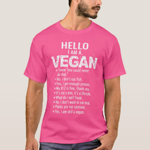 T-shirt drôle d'activisme végan pro Gym Athlète Ca