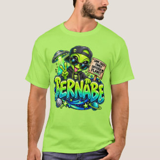 T-shirt drôle d'alien Bernabe