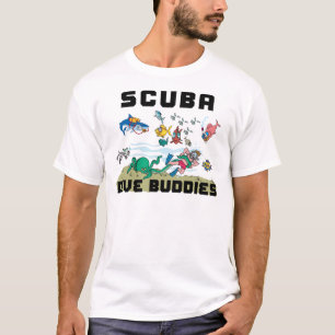 T-shirt drôle d'ami de piqué de SCAPHANDRE