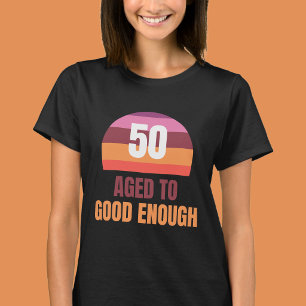 T-shirt drôle d'anniversaire des 50 ans avec couch