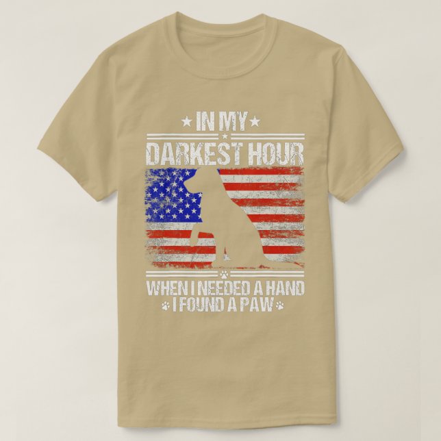 T-shirt drôle dans mon heure la plus sombre quand j'avais  (Design devant)