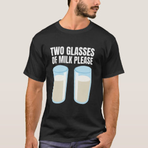 T-shirt Drôle d'art de lait pour hommes femmes enfants cos