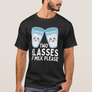 T-shirt Drôle d'art laitier pour hommes femmes enfants cos