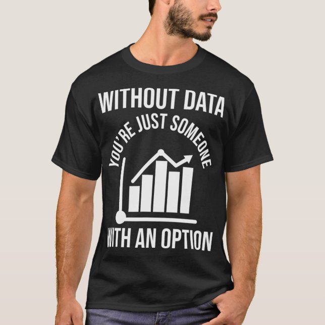 T-shirt Drôle Data Sciene Don AI Data Scientist Machine (Devant)
