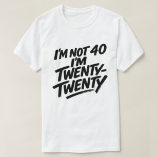 T-shirt Drôle de 40e Anniversaire Style Athlétique Grunge