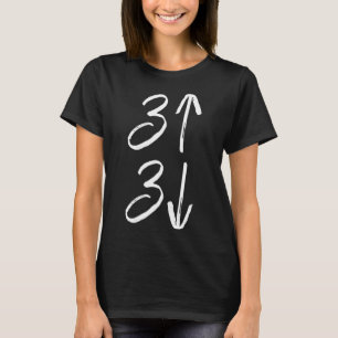 T-shirt Drôle de baseball Cheer Cadeau pour Moms Cute 3 Up
