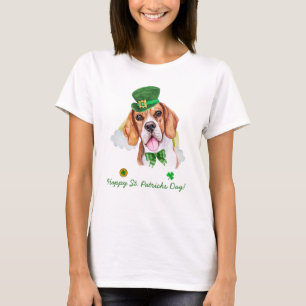 T-shirt Drôle de Beagle Or St. Patricks Day