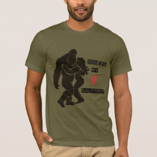 T-shirt Drôle de BigFoot “Tu es mon Squatchy” Couple roman