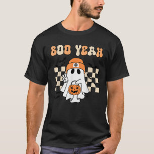 T-shirt Drôle de Boo Ouais Halloween Hommes Tout-Petit Gar
