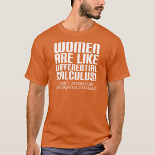 T-Shirt drôle de calcul différentiel des femmes
