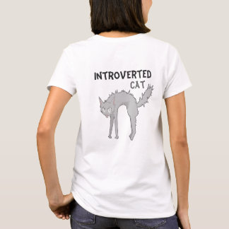 T-shirt drôle de chat introverti | Cadeau pour ami
