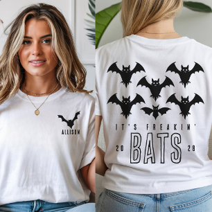 T-shirt drôle de chauve-souris d'Halloween pour la