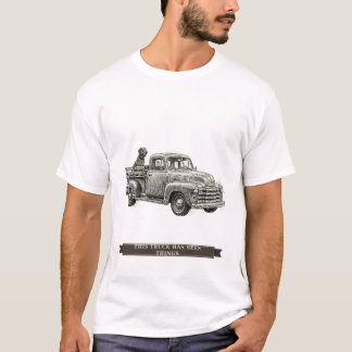 T-shirt Drôle de chemise pour camionnette "Ce camion a vu
