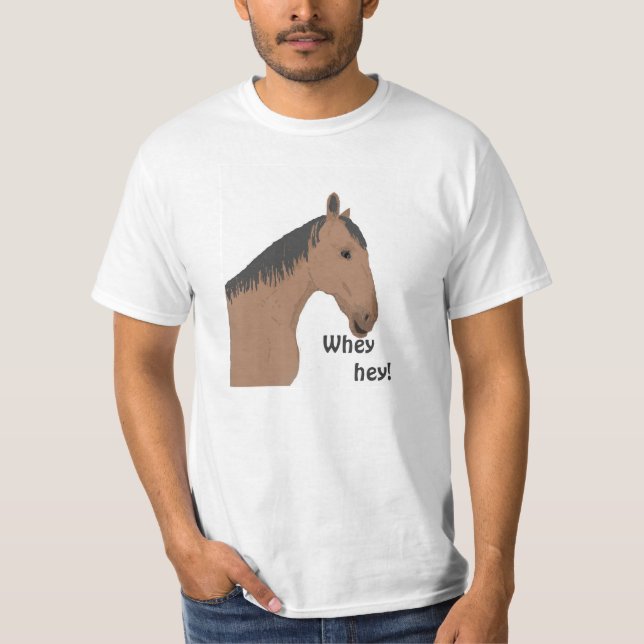 T-shirt drôle de cheval (Devant)
