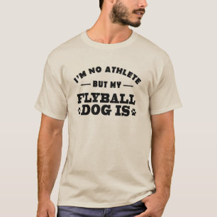 T-shirt drôle de chien de Flyball