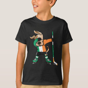 T-shirt drôle de chien qui fait dab pour les fans