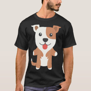 T-shirt Drole de chiens câlins American Pit Bull Terrier