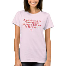 T-shirt drôle de citation de ex sexy pour femmes