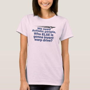 T-shirt drôle de citation Star Trek sur l'autisme