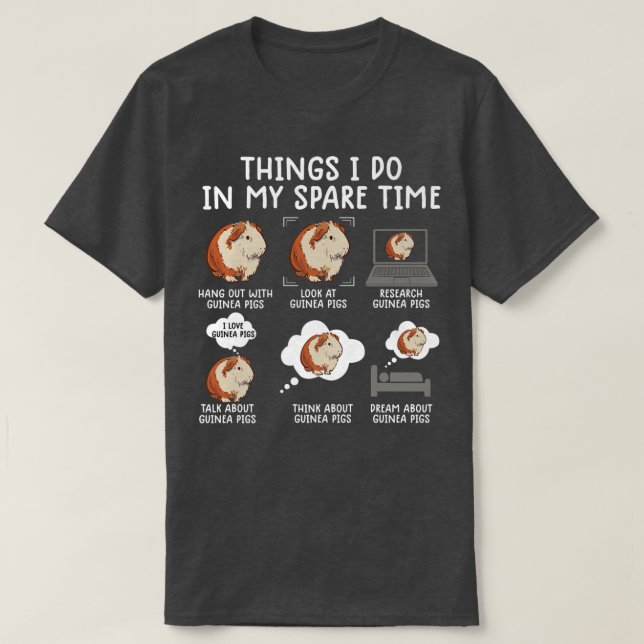 T-shirt drôle de cobaye chemise srcastic humour cobaye p (Design devant)