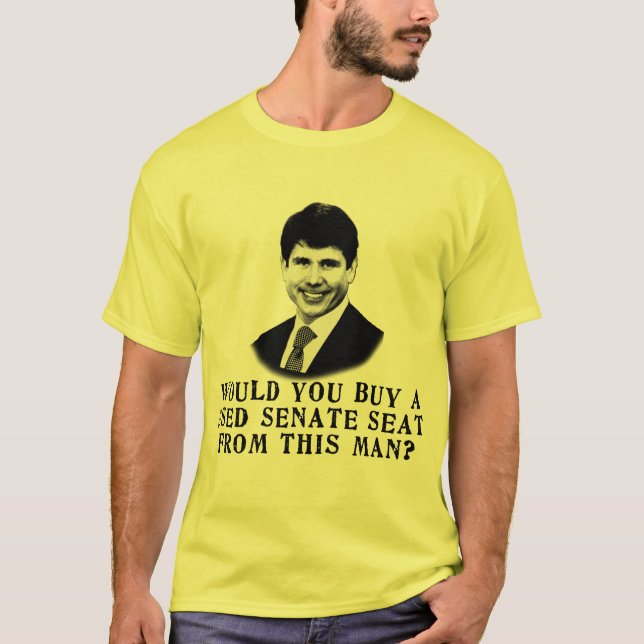 T-shirt drôle de corruption de Rod Blagojevich (Devant)