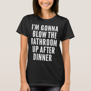 T-shirt Drôle de coup de salle de bain humour adulte inapp
