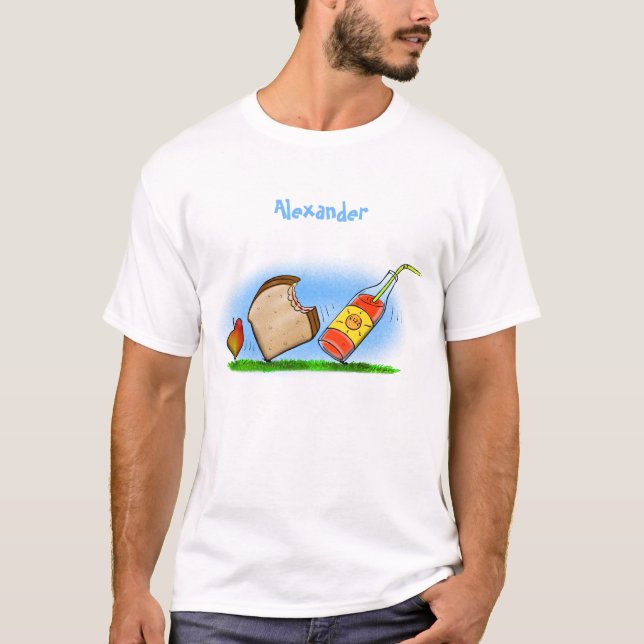 T-shirt Drôle de dessin animé de fourmis (Devant)