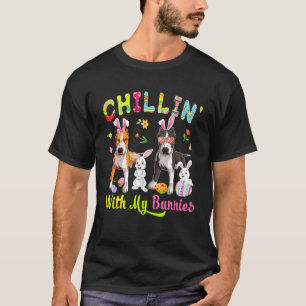 T-shirt Drôle de détente avec mes lapins Mignon lapin Pit 
