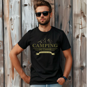 T-shirt Drôle de dicton de camping Cadeau pour campeur