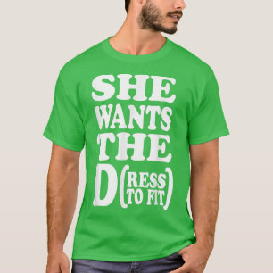 T-shirt Drôle de dire mignon Mariage mariée Fête des marié
