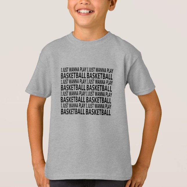 T-shirt Drôle de dire sur le joueur de baskteball (Devant)