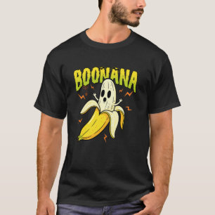 T-shirt Drôle de fantôme Boo Boonana Halloween Hommes Femm