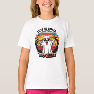 T-shirt Drôle de fantôme “Boo Sheet” Halloween
