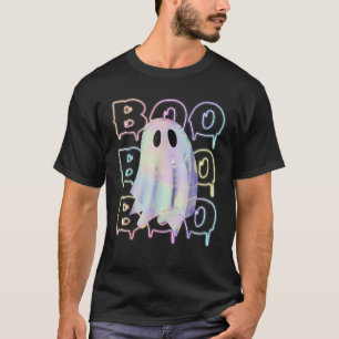 T-shirt Drôle de fantôme mignon néon costume Halloween gar