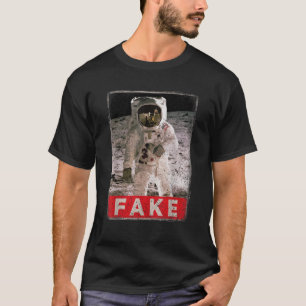 T-shirt Drôle de faux alunissage Apollo 11 Astronaute Canu