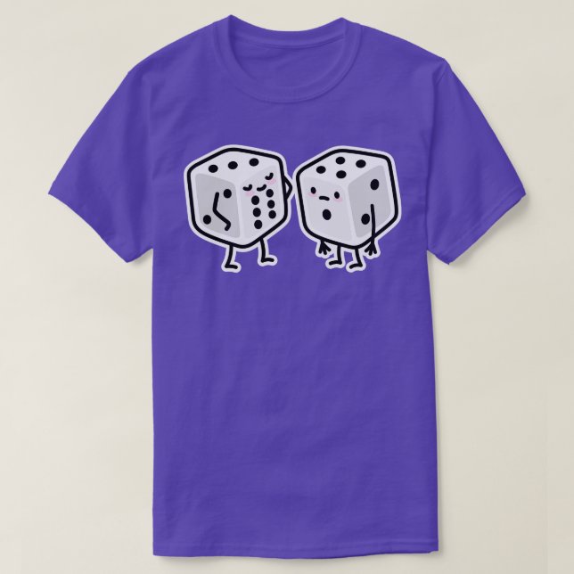 T-shirt Drôle de fitness dices six pack abs entraînement t (Design devant)