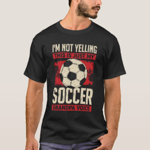 T-shirt Drôle de football grand-père grand-père cadeau
