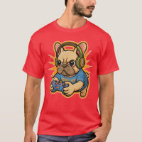 Drôle de Frenchie Gamer Mignon Gamer Bouledogue Fr