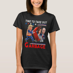 T-shirt Drôle de Garge pour Trump 2024 - Il est temps de s