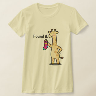 T-shirt Drôle de girafon maman vie superpuissance