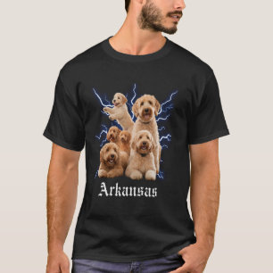 T-shirt Drôle de Golden Doodle Contrefaçon Arkansas
